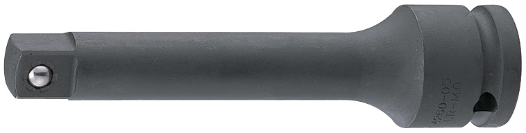 kingtony удлинитель 4260-03p 1/2" ударный 75 мм с шариковым фиксатором