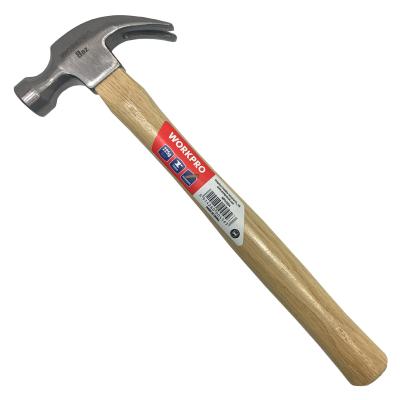 Молоток столярный с деревянной рукояткой 225гр WP241004 WORKPRO Молоток столярный с деревянной рукояткой 225гр WP241004 WORKPRO
