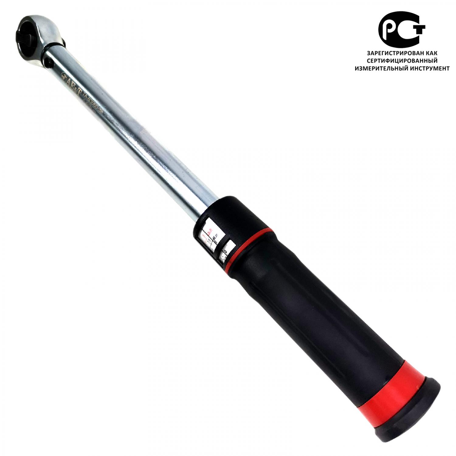 Ключ динамометрический со шкалой в окошке 5-60Nm 3/8" TA-B3060-38 AE&T